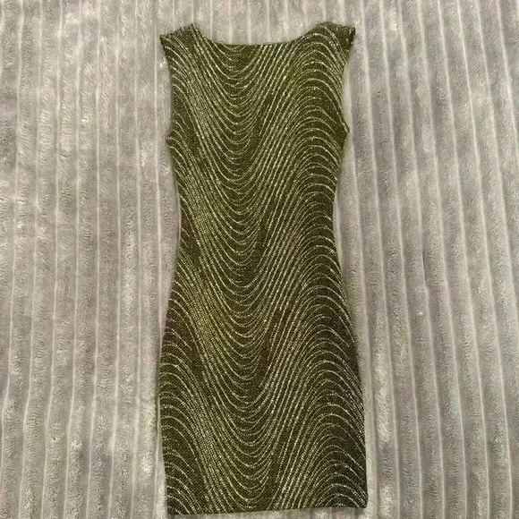 Leith Sparkly Backless Dress - size XS - Picture 1 of 8